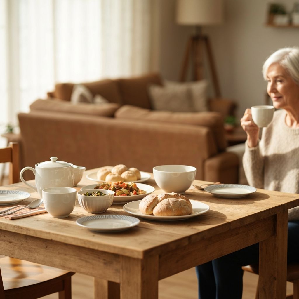 Καθημερινή στιγμή με τροφή και ηρεμία